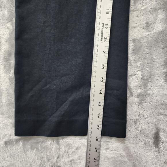 Banana Republic Pants Womens 2P PETITE Black Low Rise Flare Leg Office Preppy - Picture 10 of 12